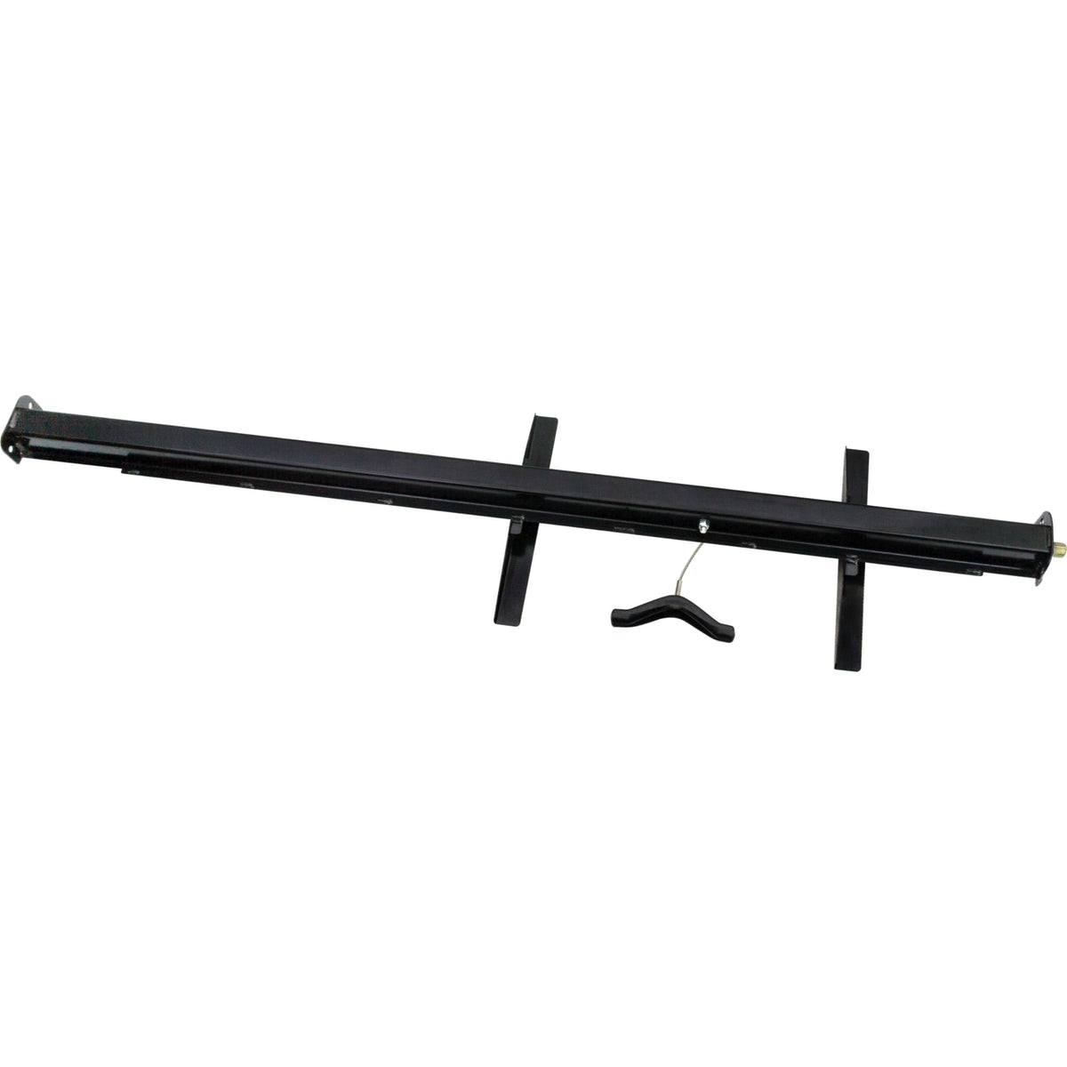 BAL Retract-A-Spare installed under RV demonstrating easy access and space-saving benefit