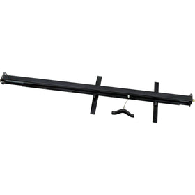 BAL Retract-A-Spare installed under RV demonstrating easy access and space-saving benefit