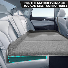 BALAPET wedge installed on rear seat demonstrating secure placement and gap filling benefit