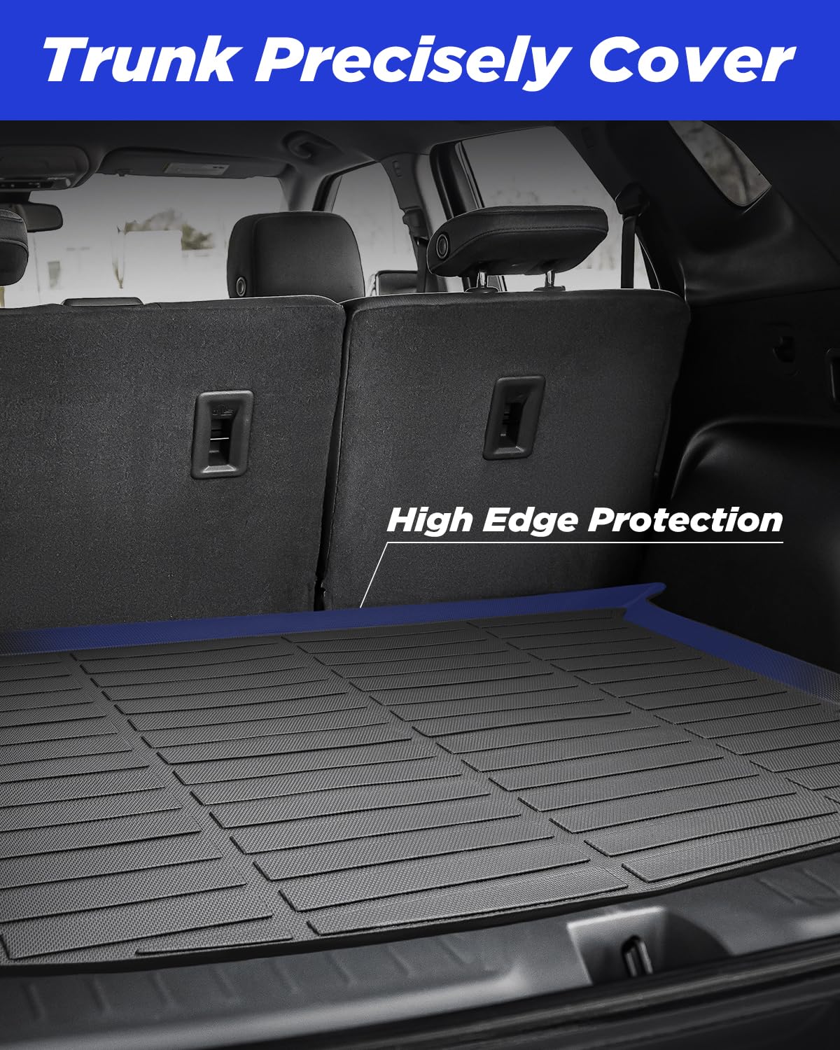 BAMACAR mats installed in Chevy Blazer interior for neat appearance