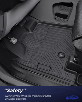 BAMACAR third-row mat fitted for extra-row protection and durability