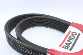 Bando 7PK2170 installed on engine to show correct fit and quieter accessory drive
