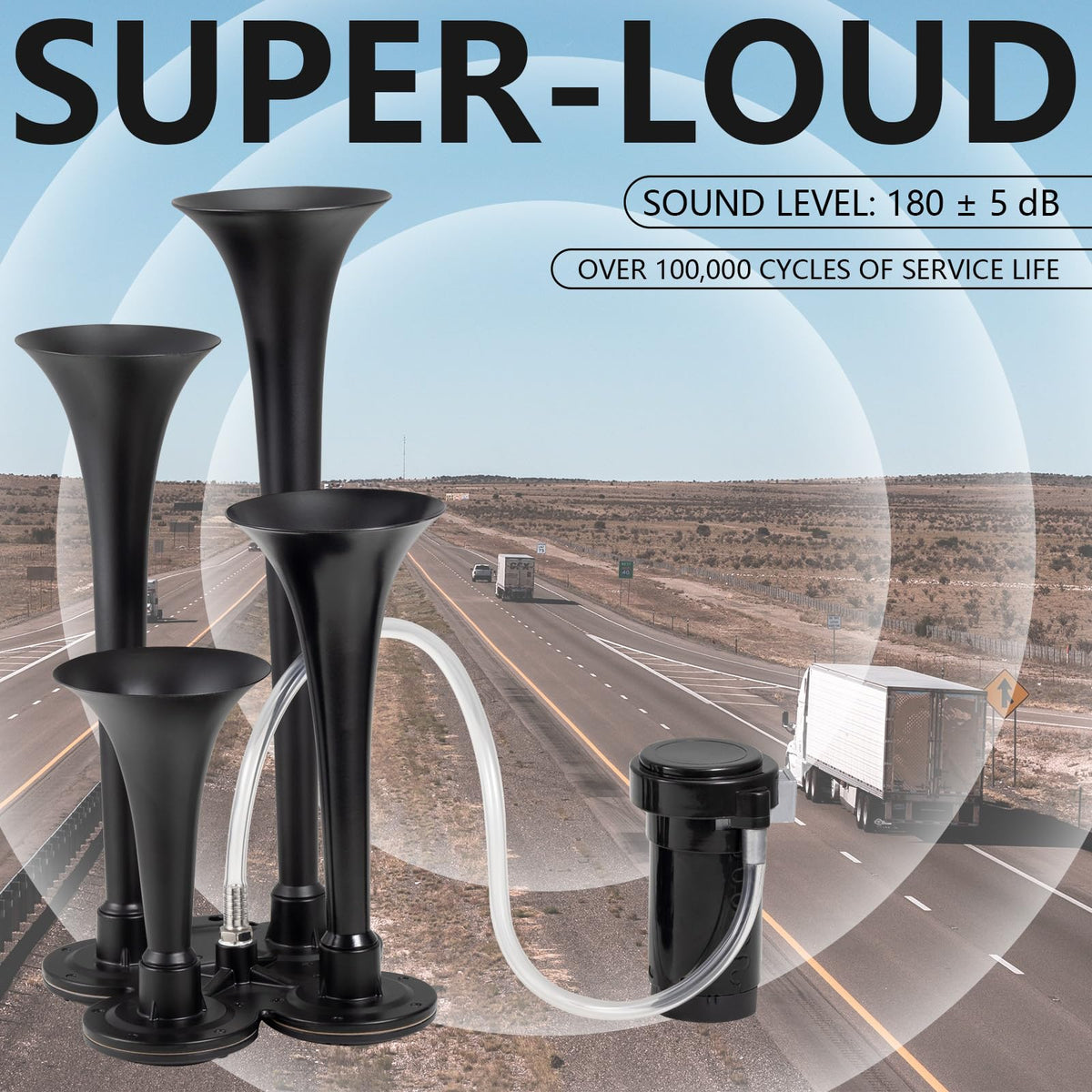 banhao close-up of trumpet ends highlighting durable zinc-alloy build and clarity