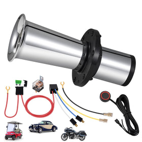 banhao front view chrome horn showing retro styling and clear road recognition