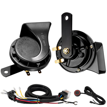 banhao dual horn front view showing design and loudness benefit