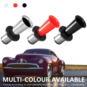 banhao horn installed on classic car in motion showing retro aesthetic benefit