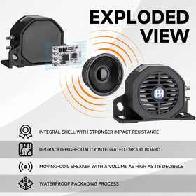 banhao side profile with bracket illustrating compact mounting options