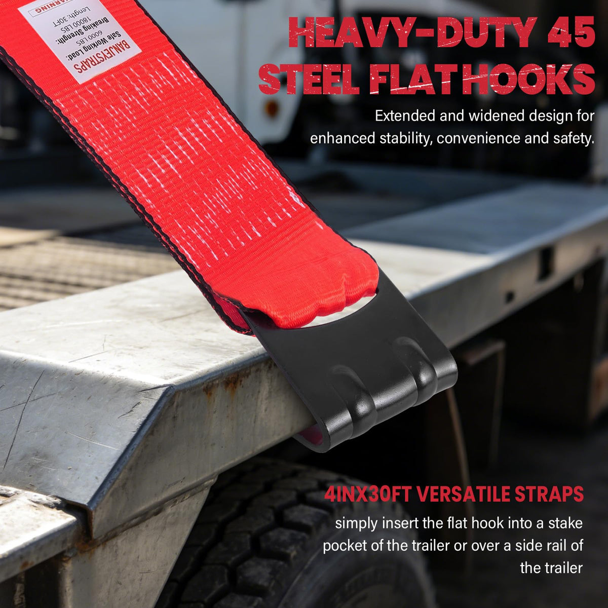 BANJEYSTRAPS in-use winch recovery image showing strap under load and dependable strength
