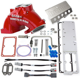 Banks Power close-up of billet intake plate and heater, highlights durable construction