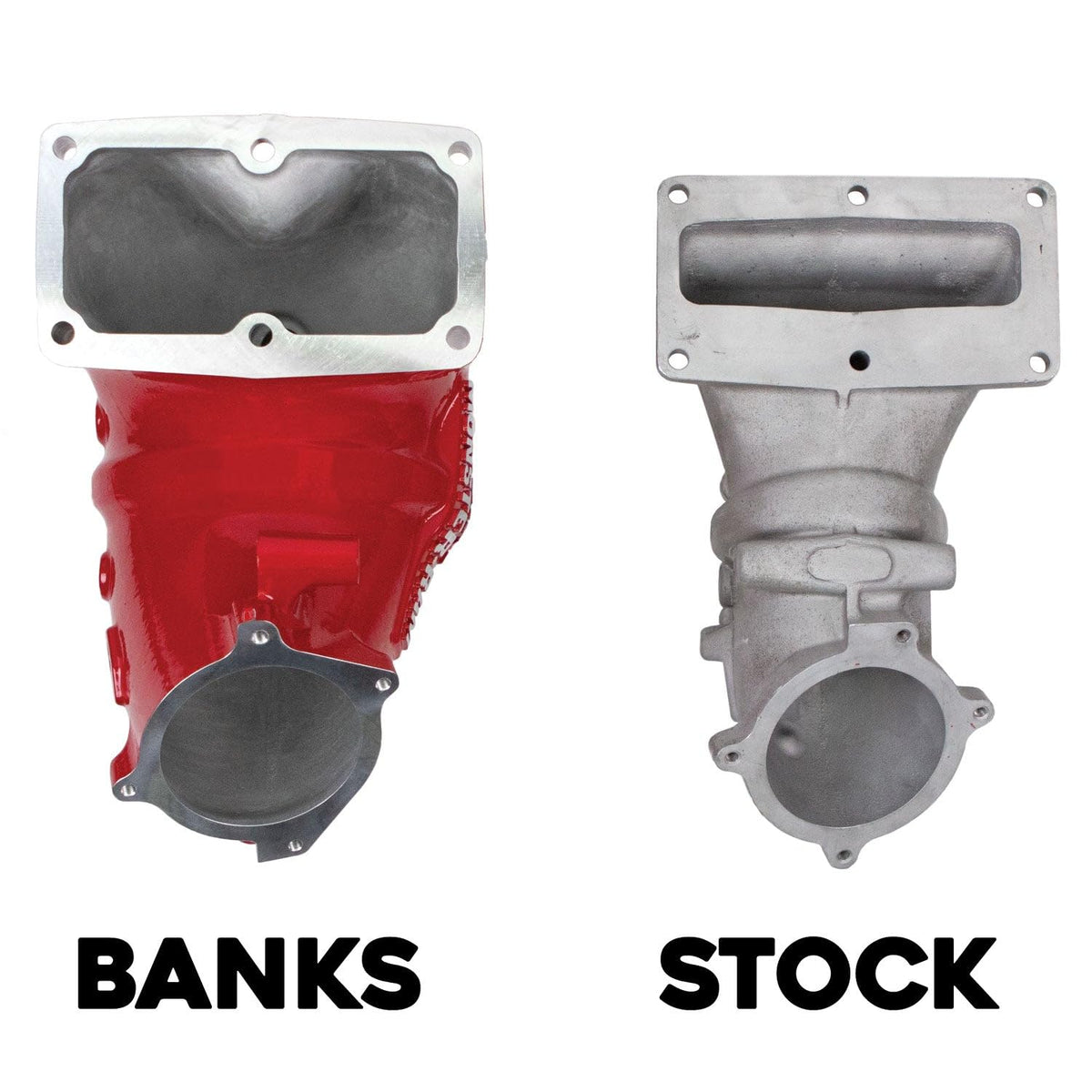 Banks Power installed in engine bay, enhances boost response and efficiency