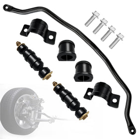 bansdans front sway bar full assembly showing complete kit and improved handling