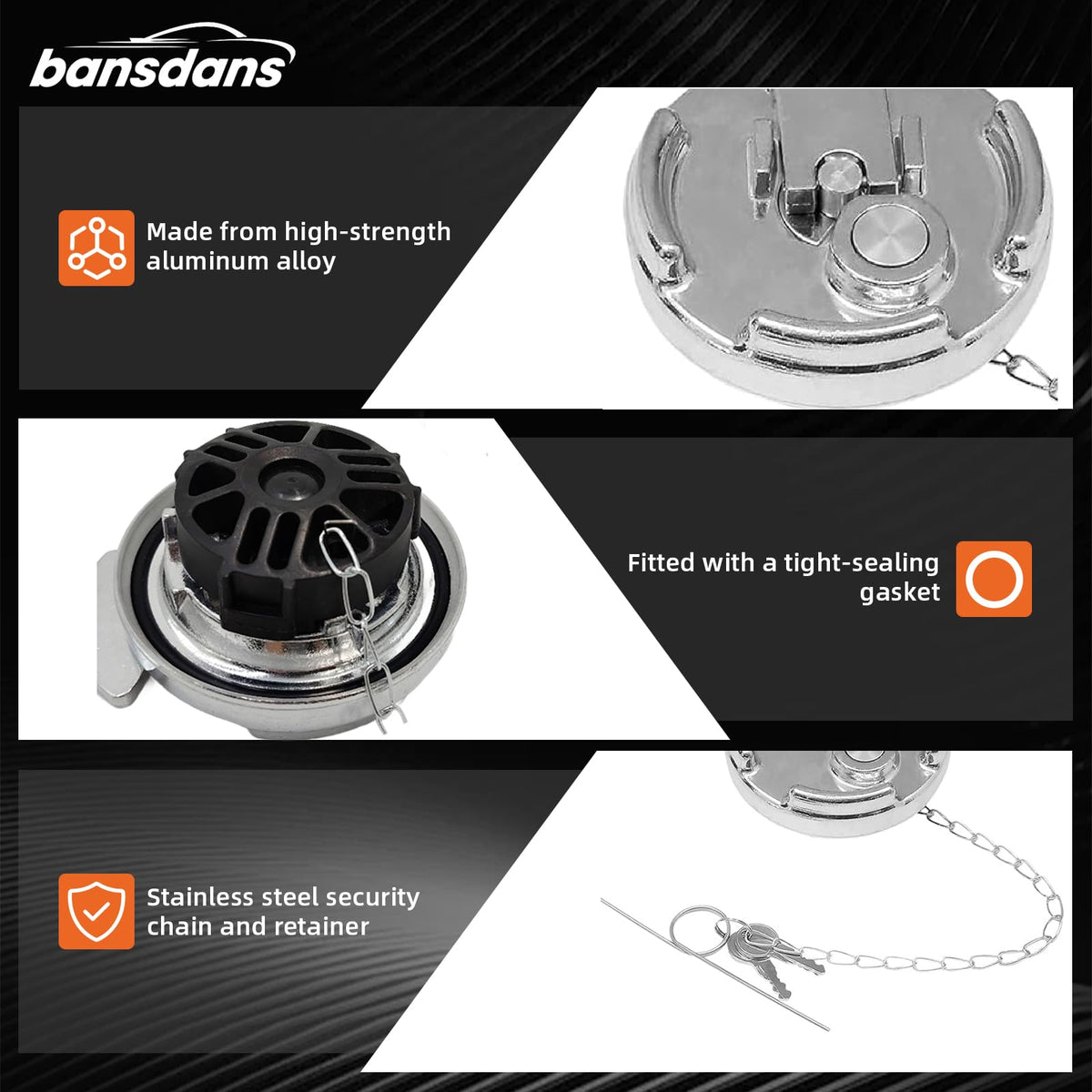 bansdans installed on a Peterbilt fuel tank demonstrating direct OE fit