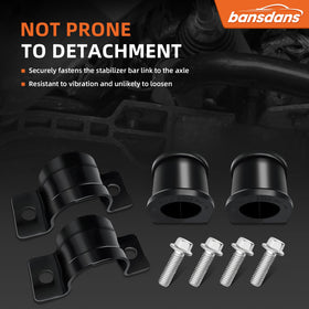 bansdans installed under vehicle front axle demonstrating restored stability