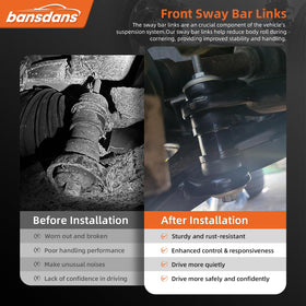 bansdans packaged kit with screws and hardware for easy bolt-on replacement
