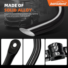 bansdans 33mm sway bar next to ruler showing exact diameter fitment