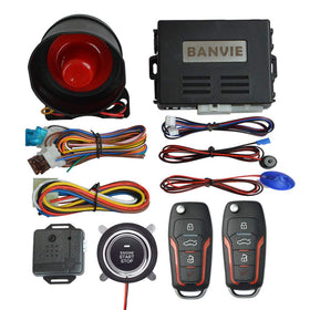 BANVIE main unit front panel showing controls and connectors for secure installation