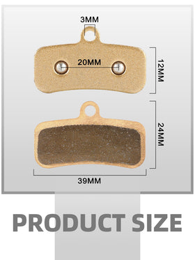 BAOUFF close-up of copper-metallic pad surface highlighting durability
