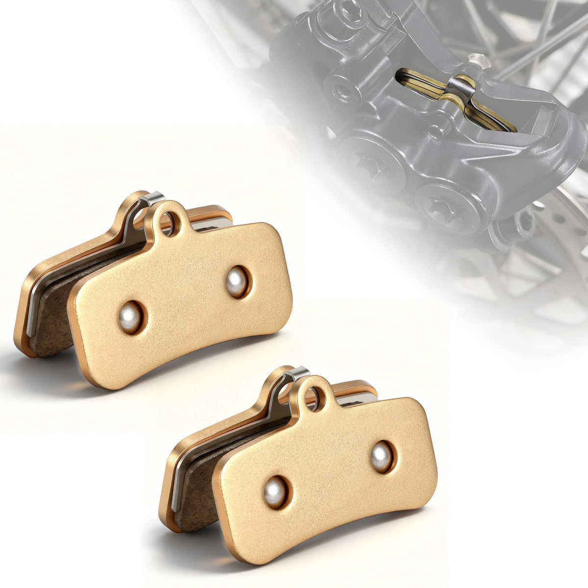 BAOUFF brake pads front packaging showing model fit and durable finish