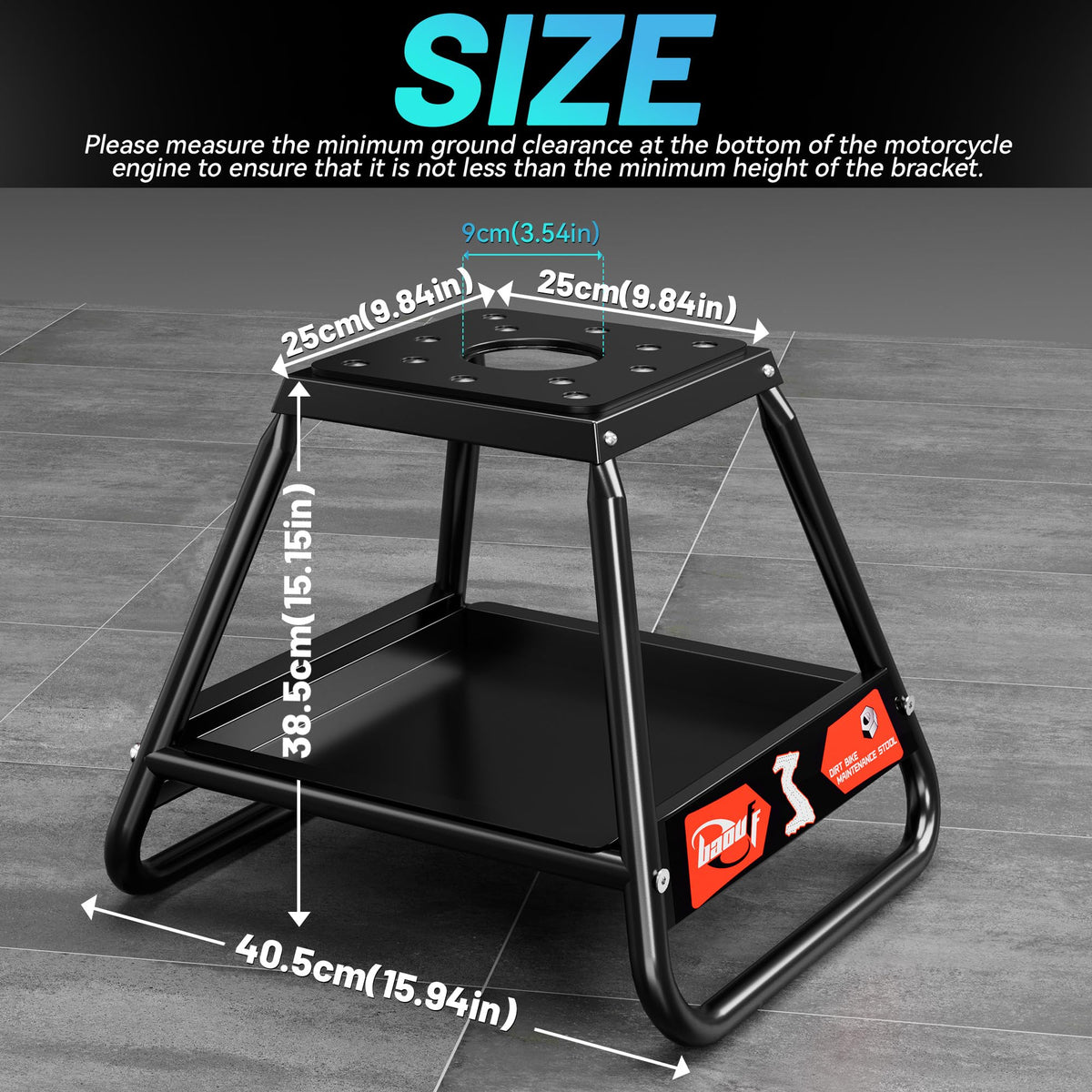 BAOUFF detachable parts folded compact for easy transport and storage
