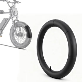 BAOUFF inner tube on e-bike in outdoor setting showing ride comfort benefit