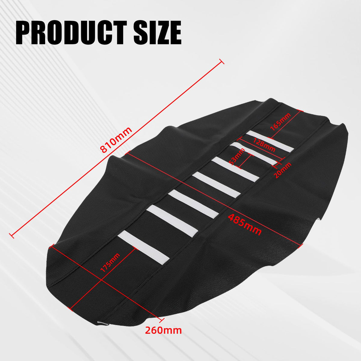 BAOUFF installed on dirt bike side view showing secure coverage and style