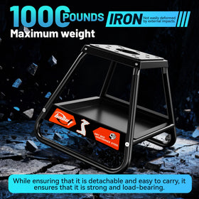 BAOUFF iron frame weld close-up showing sturdy construction and durability