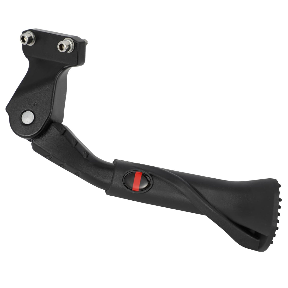 BAOUFF kickstand extended and retracted showing adjustable length for custom bike stance
