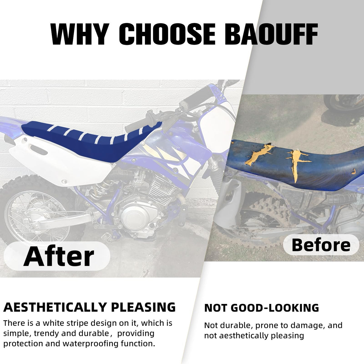 BAOUFF packaged cover with installation accessories ready for use