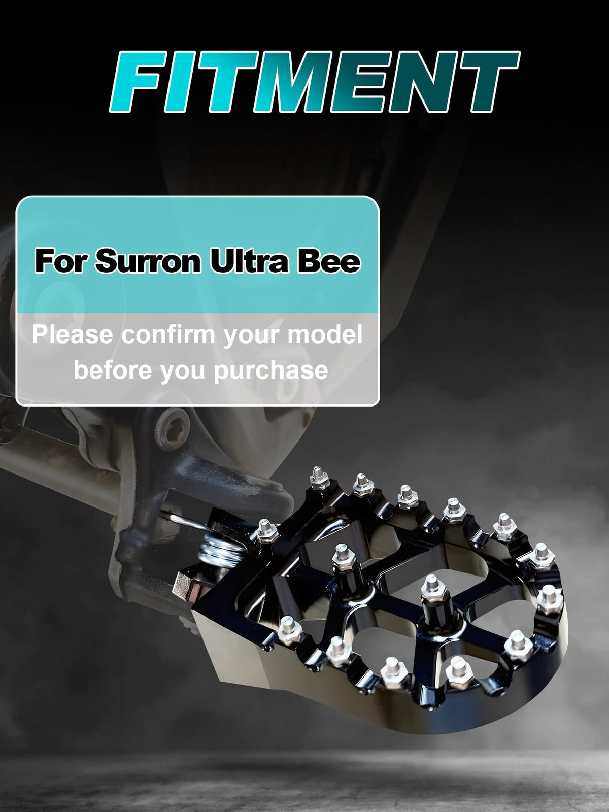 BAOUFF close-up of studs highlighting enhanced traction benefit