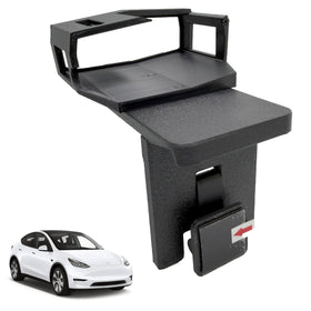Bartallama3D front view on Tesla center screen showing secure detector hold