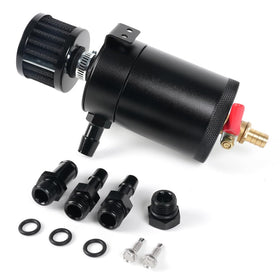 BARTOO front assembly showing compact two-port can and durable construction benefit