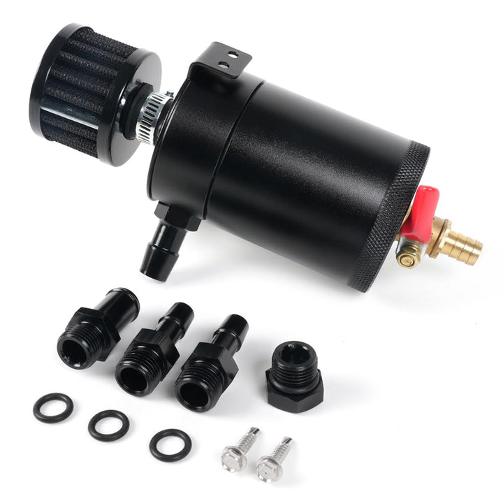 BARTOO front assembly showing compact two-port can and durable construction benefit