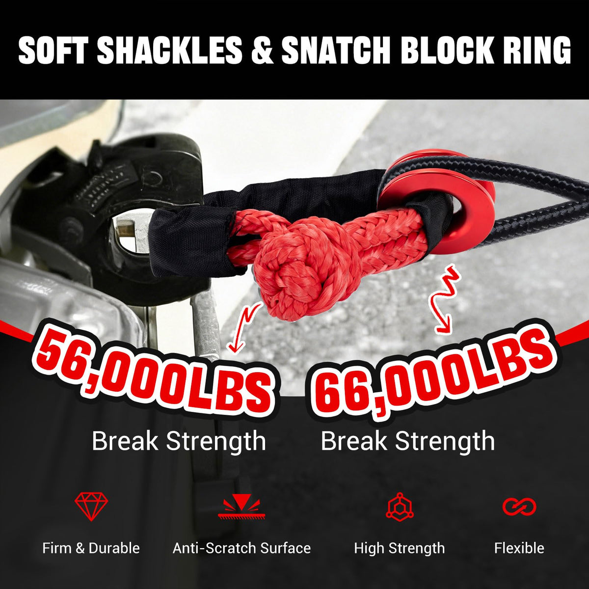BARTOO ring with synthetic rope demo reducing friction and protecting lines