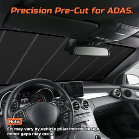 BasaltAuto detailed image of sensor cutout showing compatibility with Tacoma mirror housing