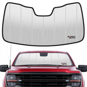 BasaltAuto front view showing full windshield coverage and cooler cabin benefit