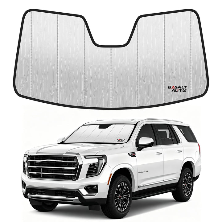 BasaltAuto front full-coverage fit protecting Yukon windshield and interior