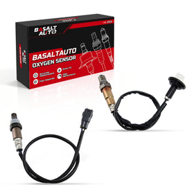 BasaltAuto front view of the 2-piece oxygen sensor kit showing fitment and contents