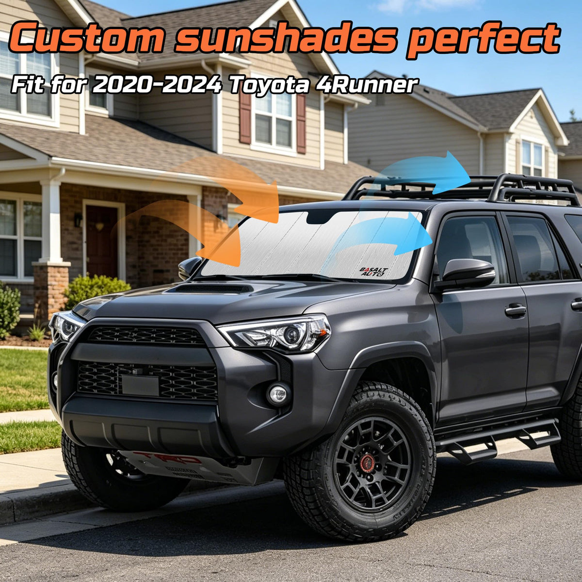 BasaltAuto top notch detail clearing rearview mirror and sensors for unobstructed safety systems