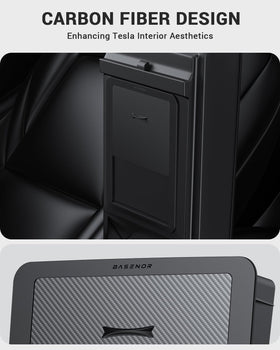 BASENOR carbon fiber edge close-up adding refined interior style