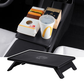 BASENOR front view console tray showing fit and clean finish, improves cabin utility