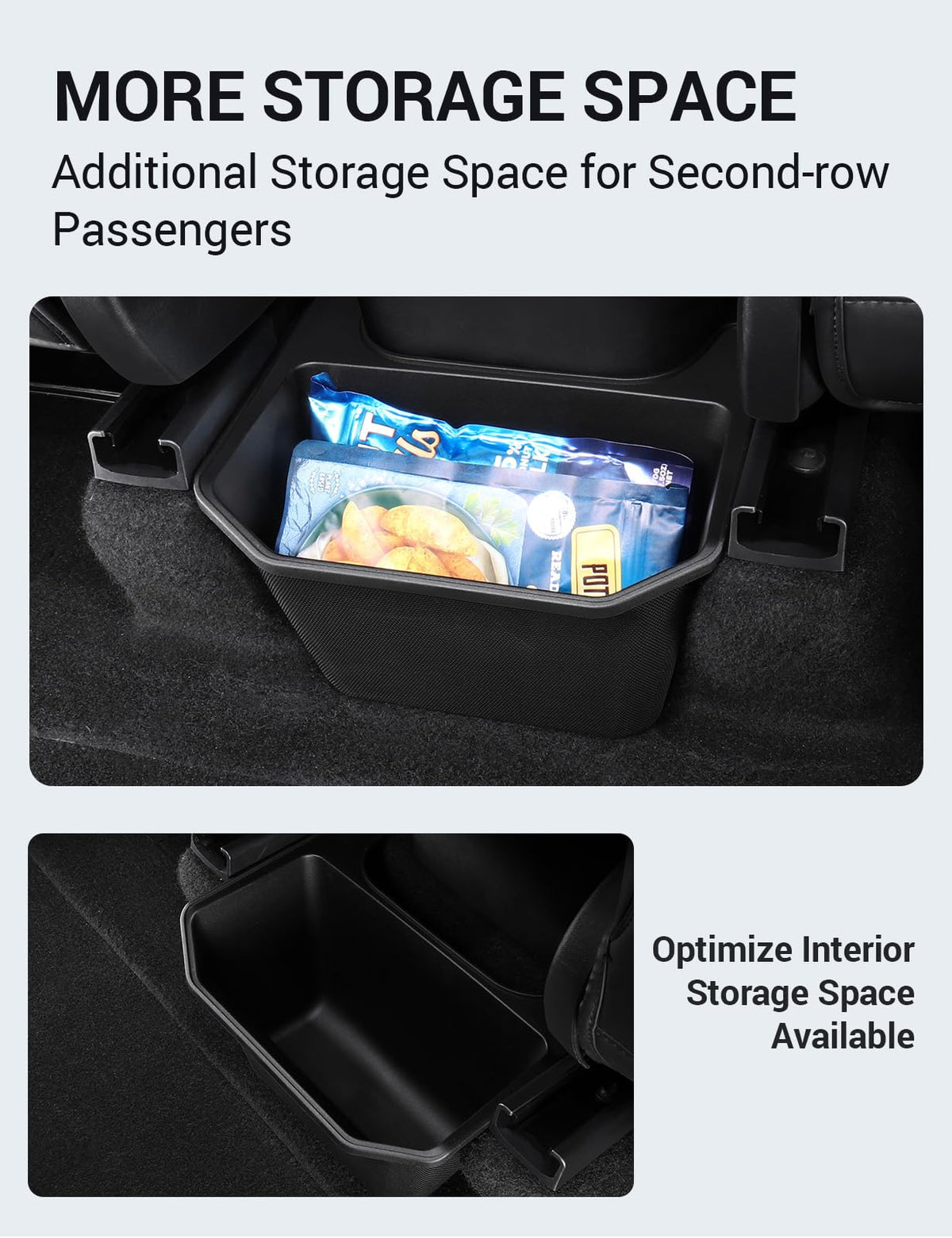 BASENOR installed in Tesla Model Y rear demonstrating seamless fit