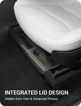 BASENOR lid closed detail providing concealed storage and privacy for valuables