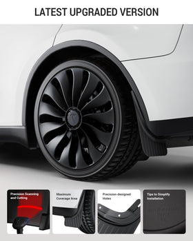 BASENOR splash guard deflecting road spray to keep lower body cleaner on wet roads