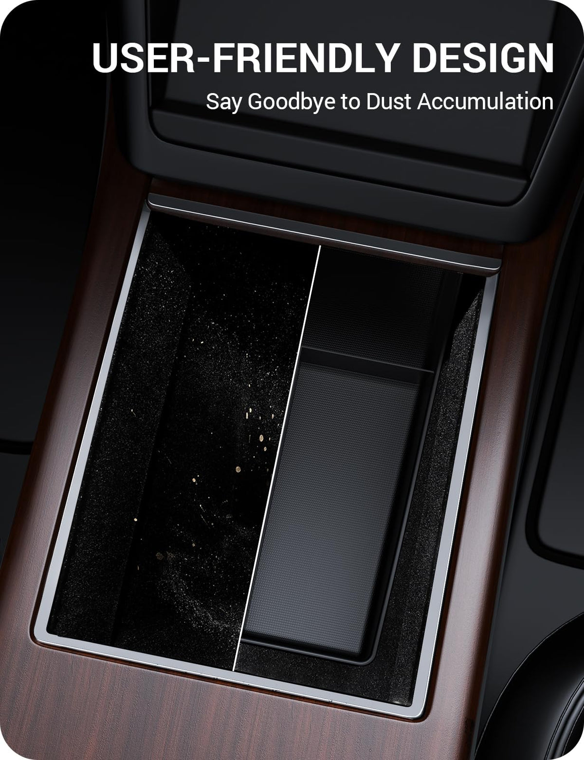 BASENOR side profile illustrating tray depth and large-capacity storage advantage