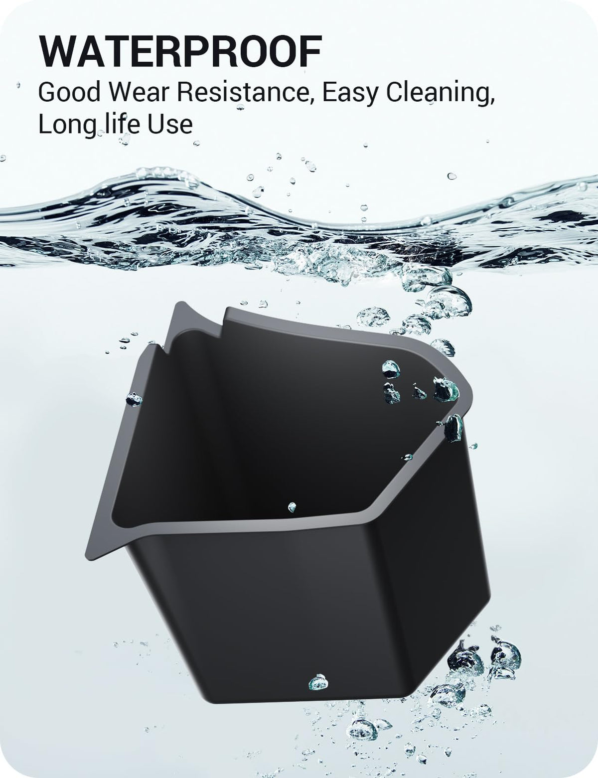 BASENOR waterproof TPE surface close-up, resists spills and stains