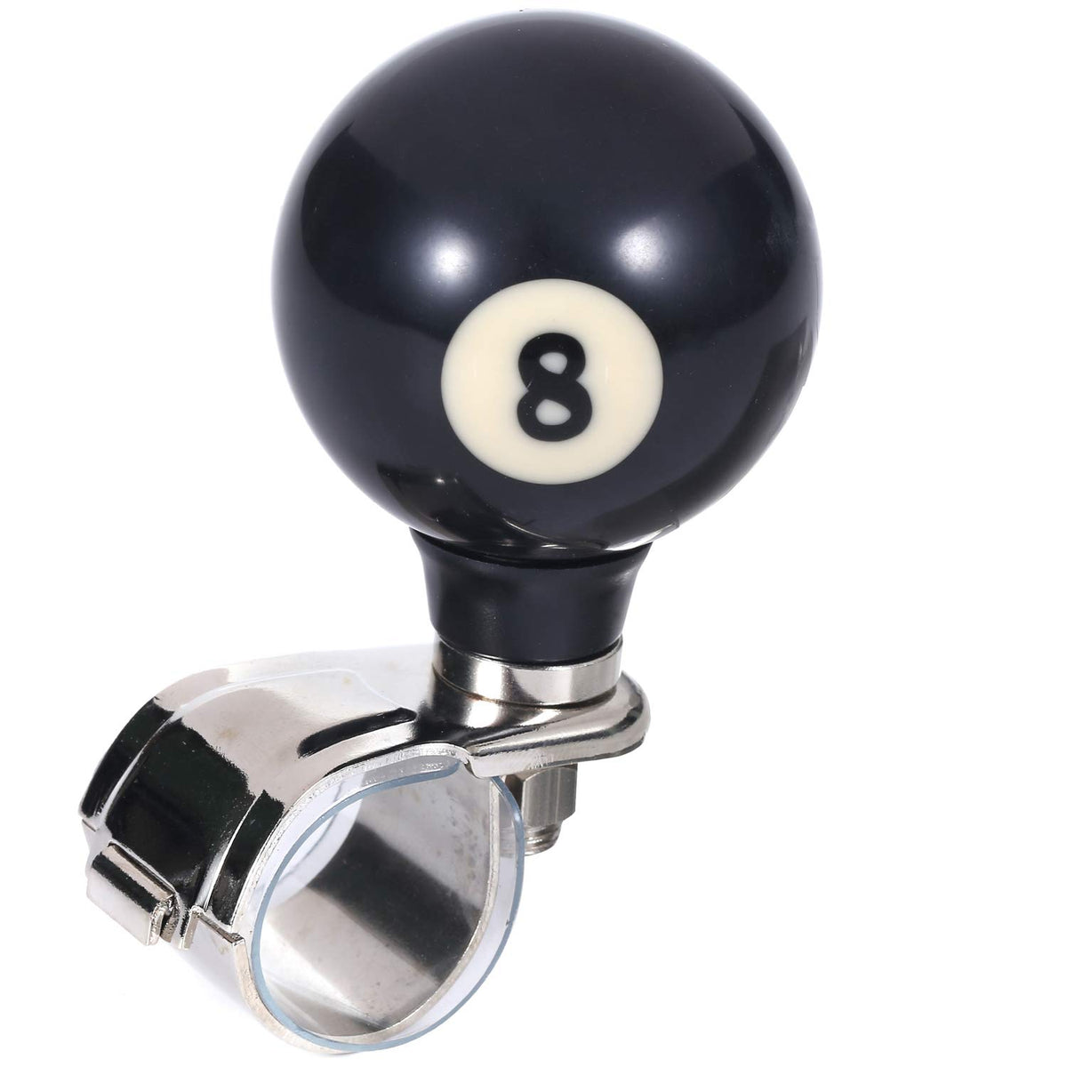 Bashineng 8 Ball knob front view showing ergonomic grip and bold black finish for control