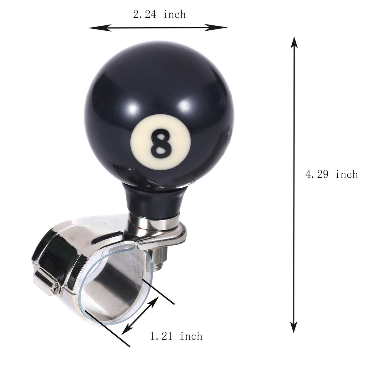 Bashineng clamp and label detail showing secure attachment and quick-install advantage