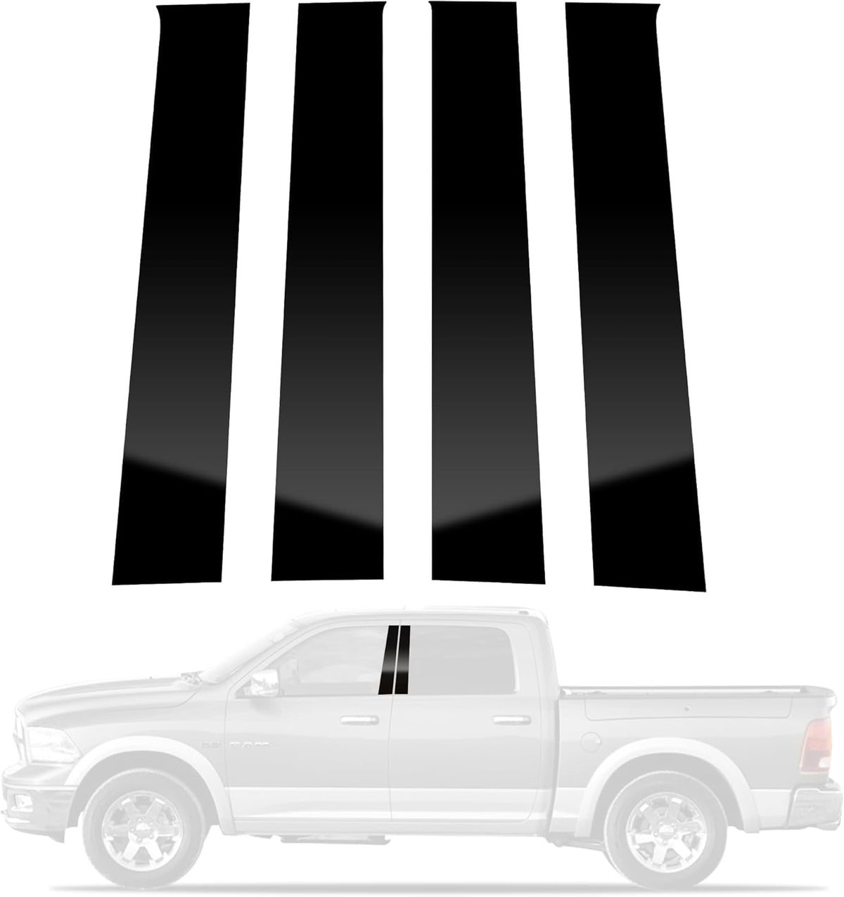 BASIKER front view of trim kit packaging showing product and fitment benefit