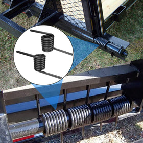 Basysion kit parts laid out showing left and right springs for quick service replacement