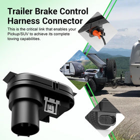 Bateria Power lifestyle image of truck towing trailer demonstrating real-world compatibility